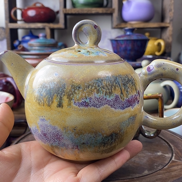 风**静中国神后钧瓷茶具