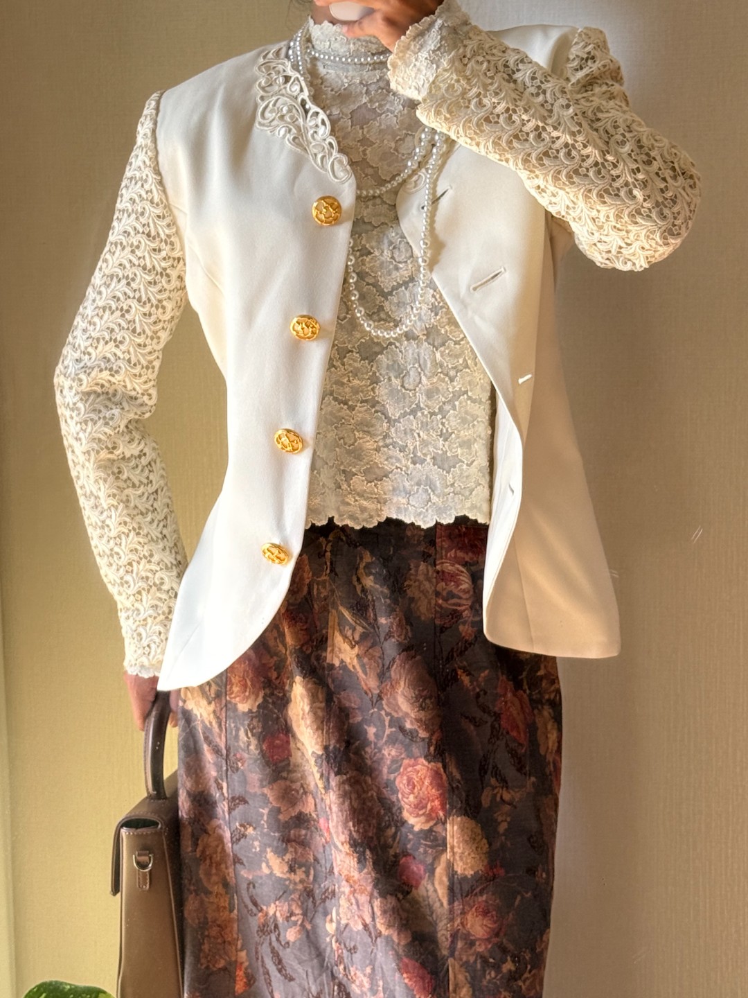 【七里香复古屋】古着Vintage孤品女装女西外套复古小香风气质