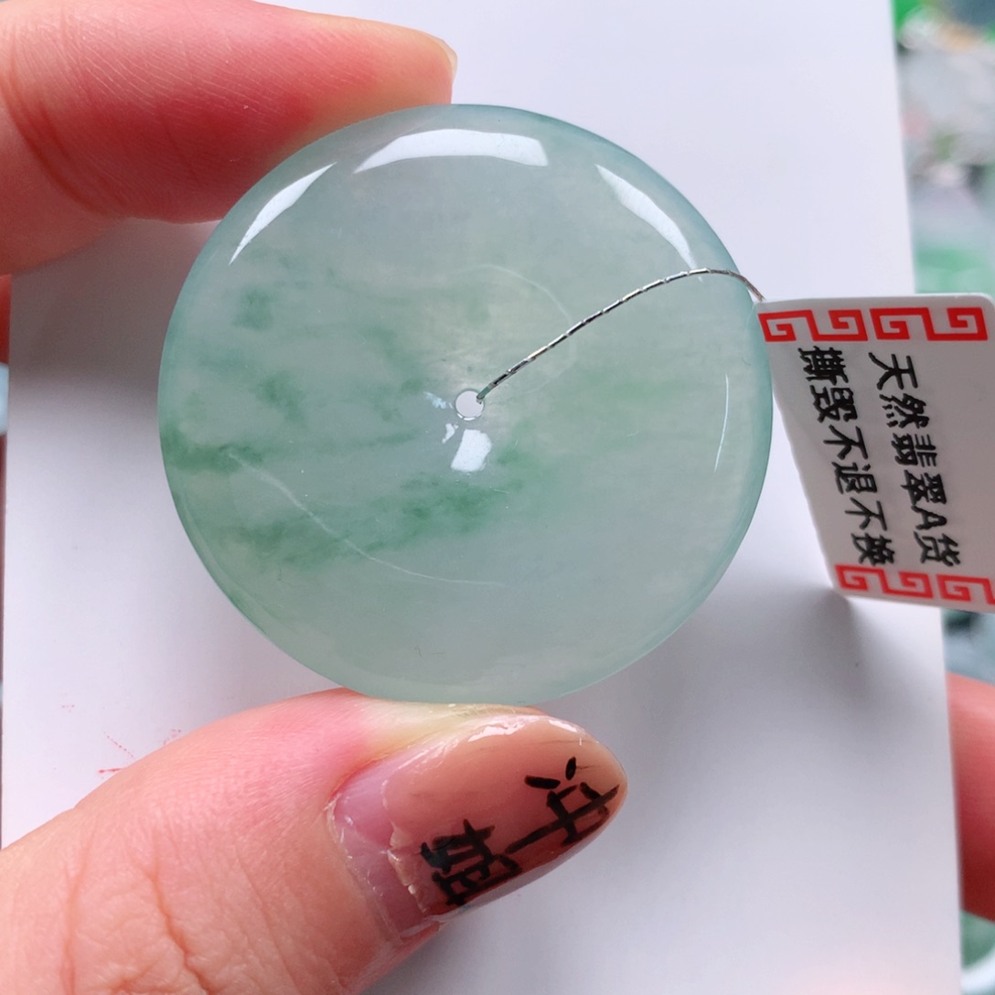 颈饰未镶嵌翡翠天然翡翠