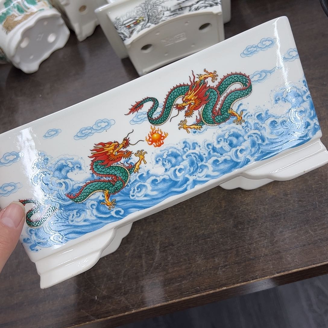 紫砂花盆789号瑕疵24/16/10cm