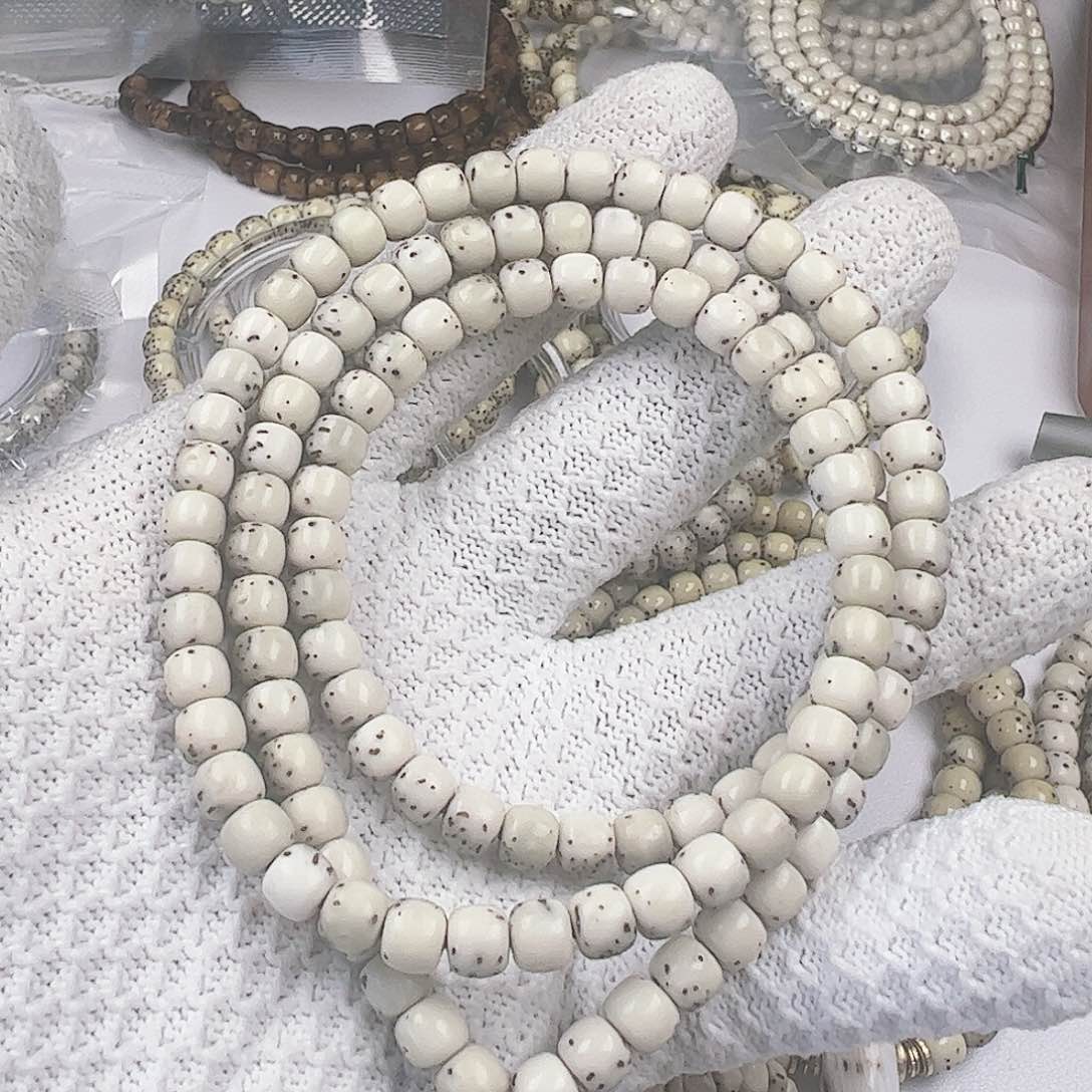 星月菩提吊坠?石玉料长串半壁江山7*6