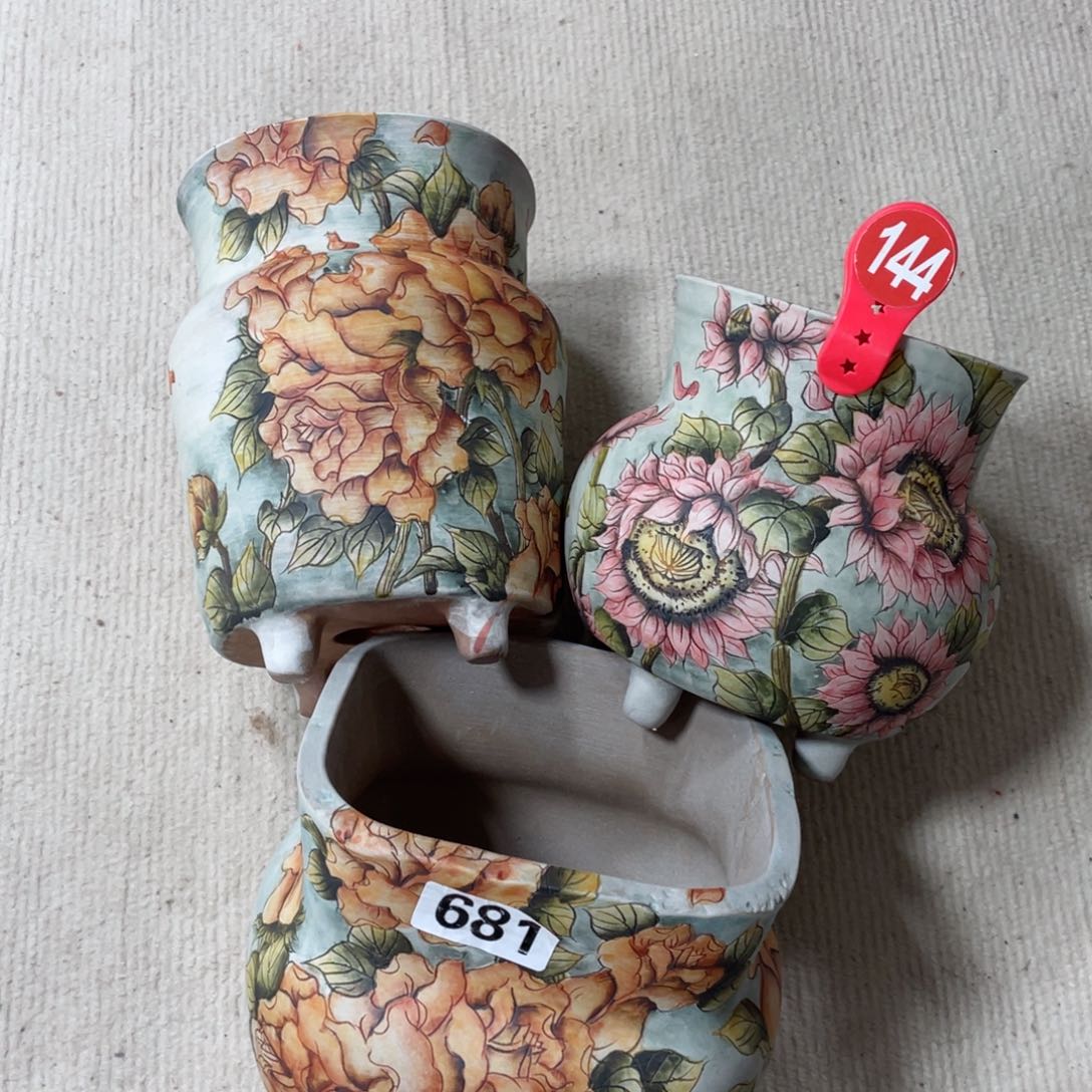 紫砂花盆喜*陶瓷多肉花盆精品