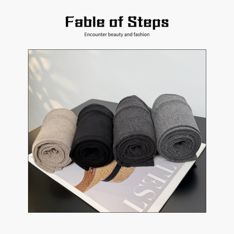 【光腿神器】Miu系连裤袜外穿保暖竖条纹优雅风打底袜DDW7530