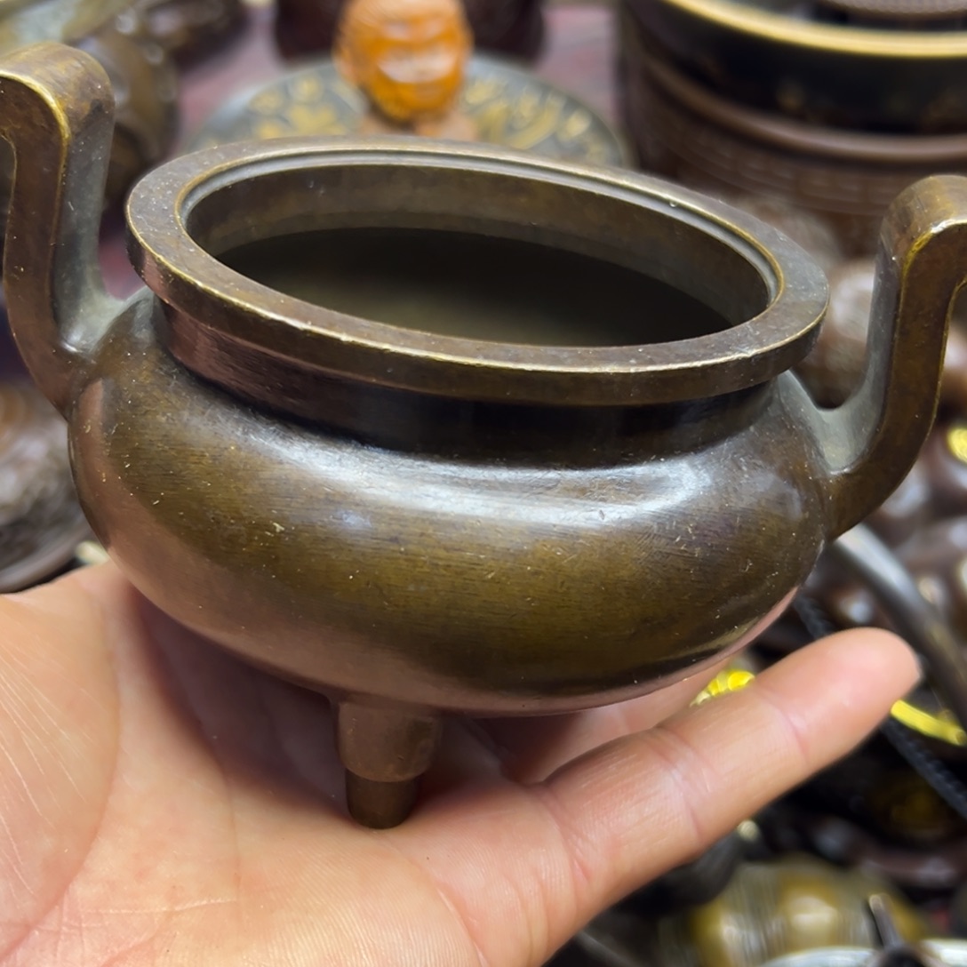 铜摆件欢迎欢迎你