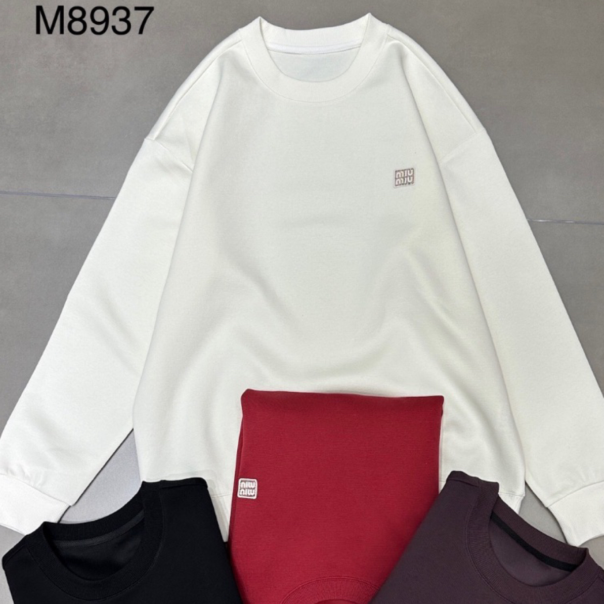 8937休闲男士字母印花卫衣圆领