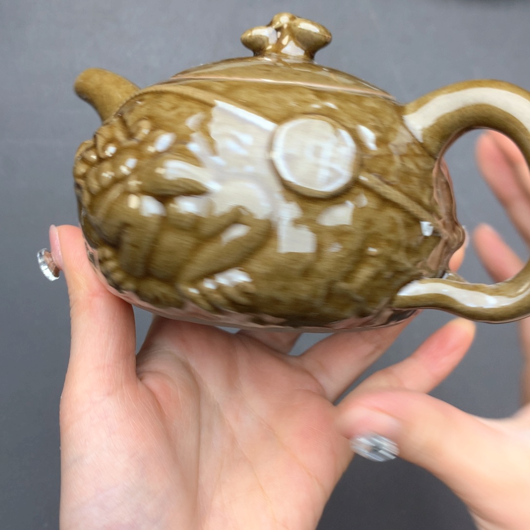 茶盏建盏铁胎原矿壶