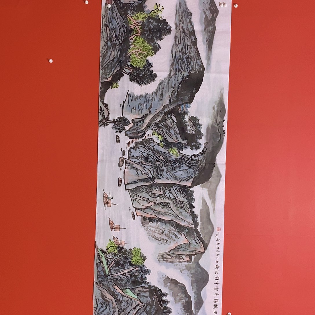 国画山水花鸟国画作品