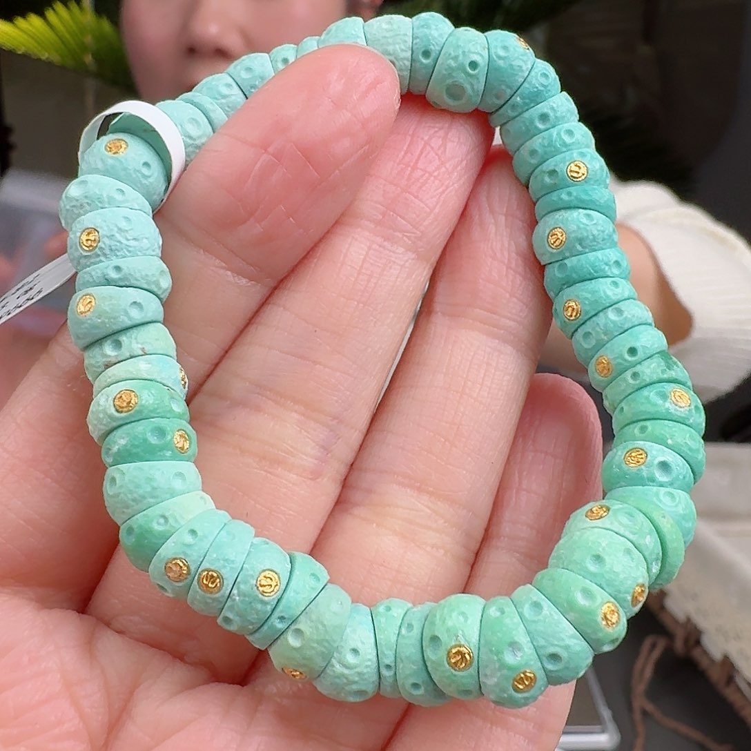 绿松石珠宝奇石未镶嵌?