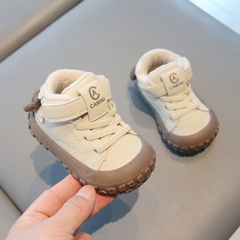 棉鞋0-1-2-4岁加绒冬季新款小童宝宝软底男童婴幼儿女童鞋子