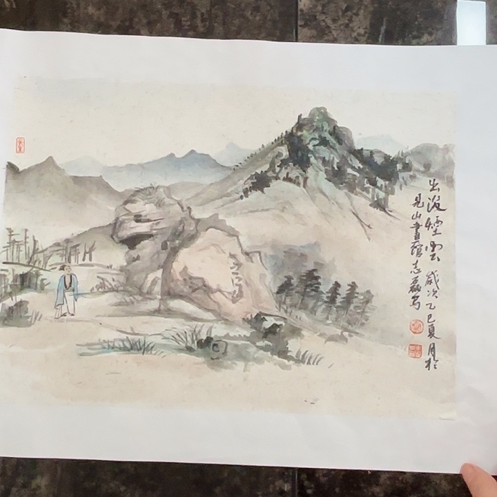 国画秦志磊国画禅意34/23