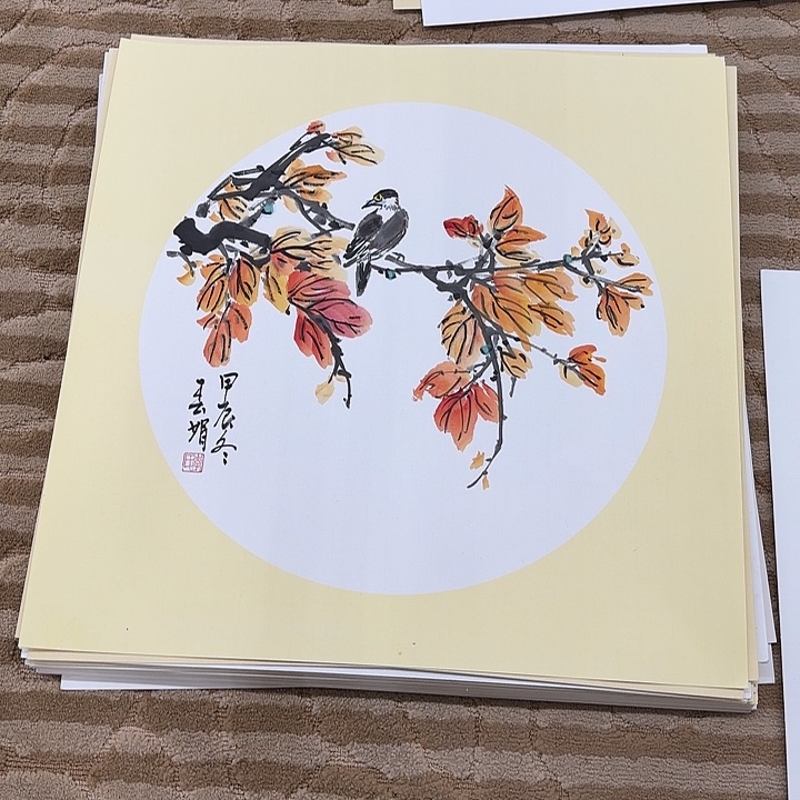 国画花鸟等多种鸟类和50.50