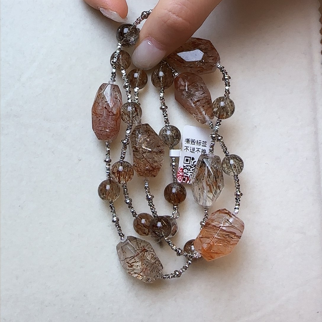 水晶颈饰未镶嵌?****u大气上档次