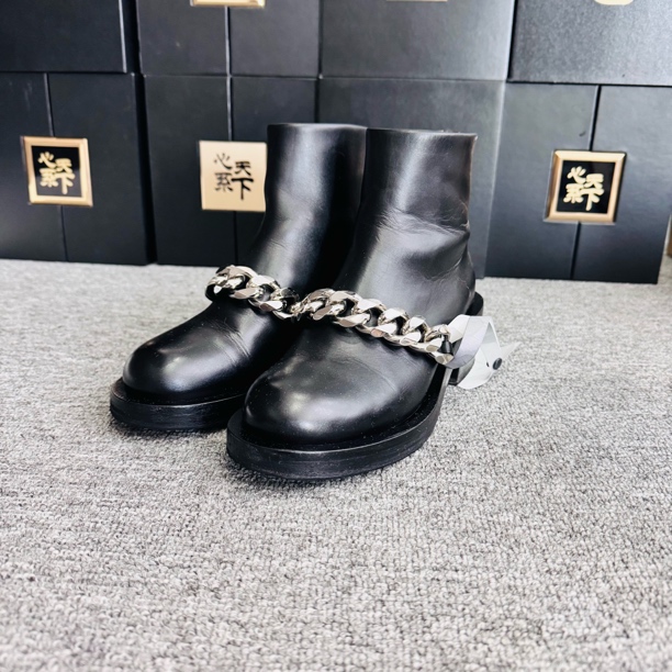 95新 Givenchy/纪梵希 链条短靴34.5码ysc1645