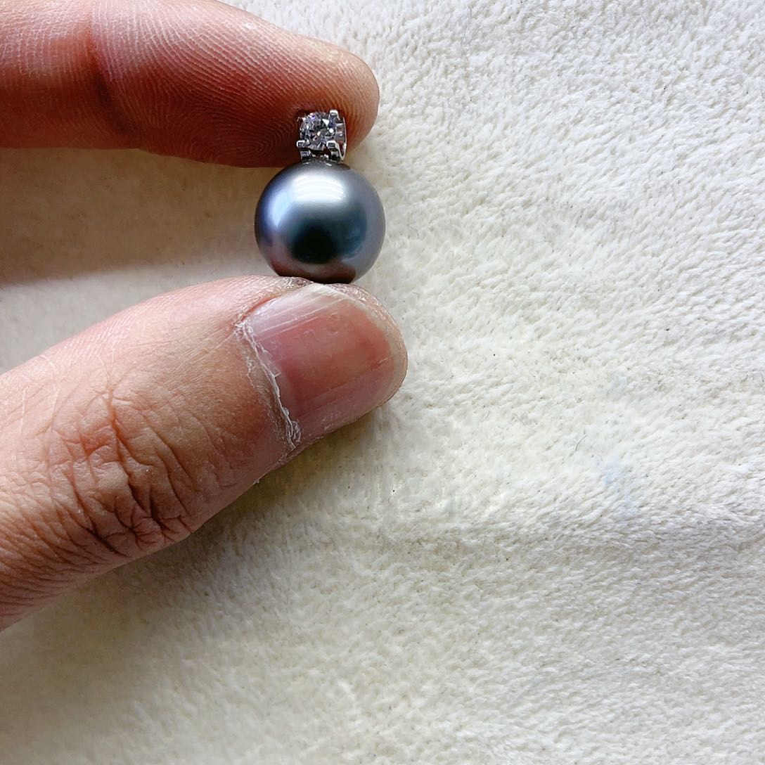 海水珍珠颈饰18K金镶嵌