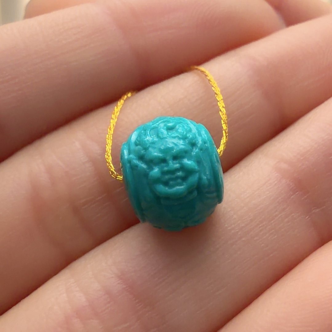 绿松石未镶嵌颈饰