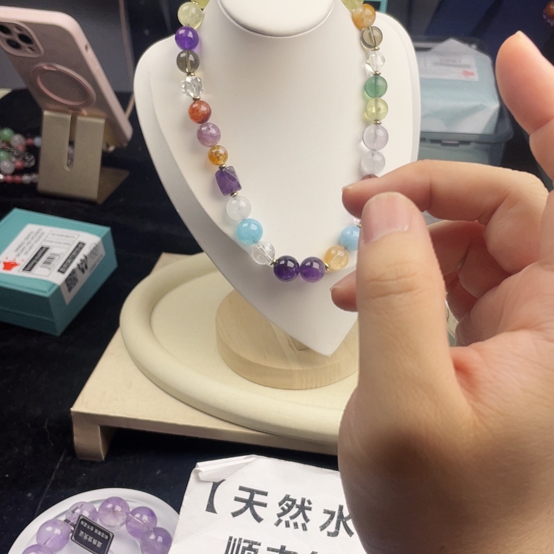 银S925镶嵌水晶手链