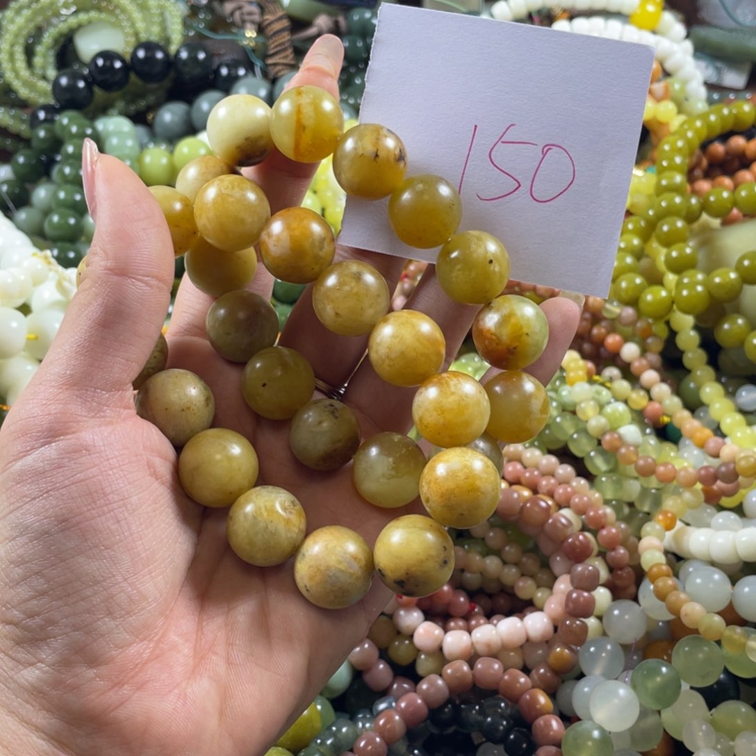 蛇纹石玉未镶嵌手串