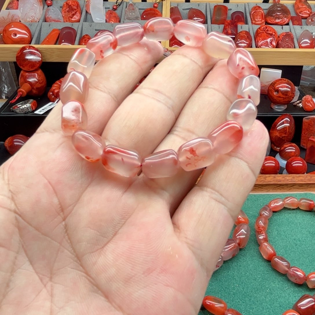 南红玛瑙手串未镶嵌l*l