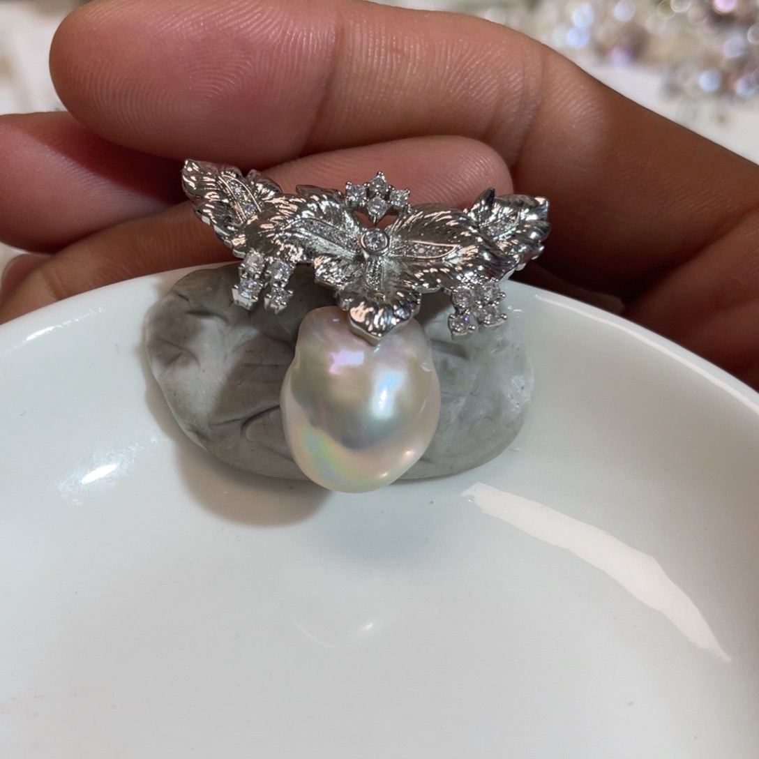 淡水珍珠胸饰未镶嵌