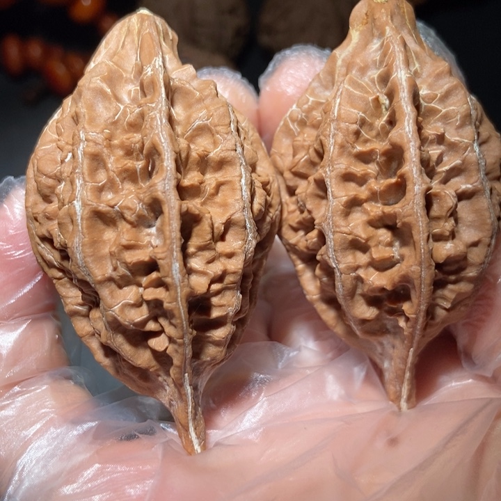 文玩核桃把件东北楸子小雪33