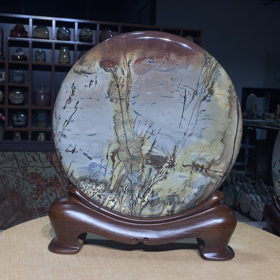 紫砂广西国画石，收藏观赏永****司