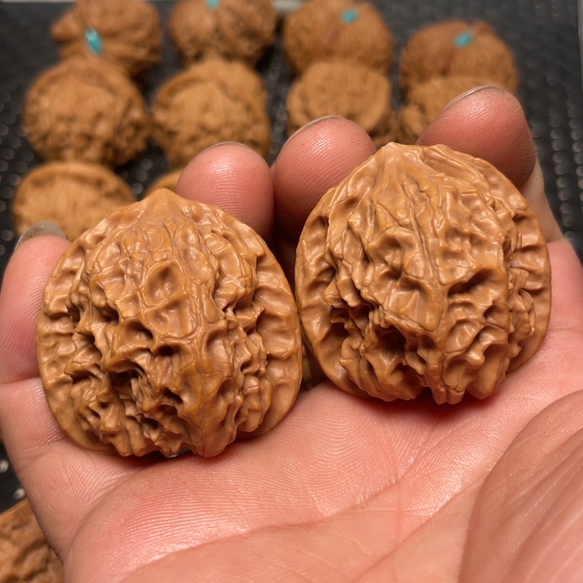 【闪购商品】文玩核桃把件38野生白蛇谷