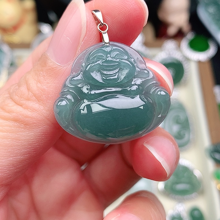 颈饰未镶嵌翡翠吊坠