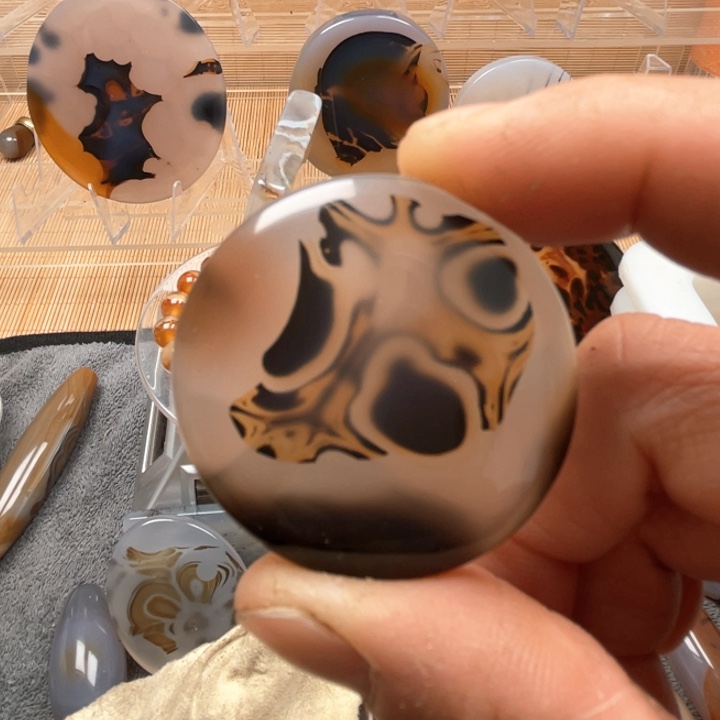 玛瑙/玉髓吊坠(不含链)未镶嵌