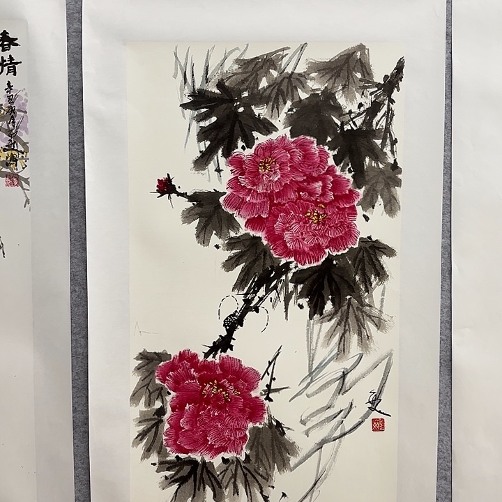 国画花鸟等多种鸟类和鸟类为100.50