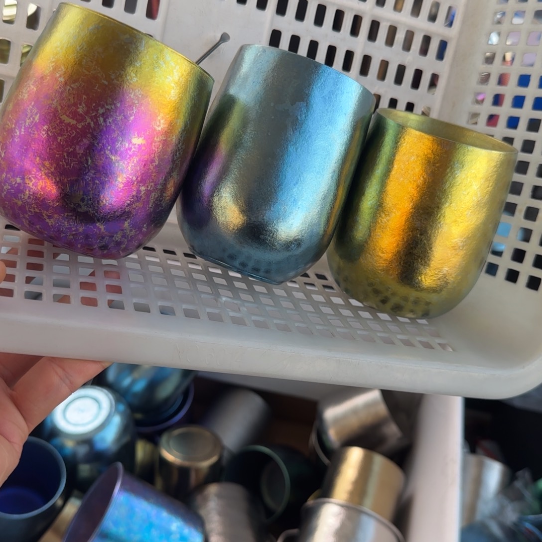 金属三个大口杯微瑕加耳勺