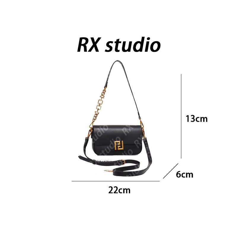 【南沙瑞熙】GQ-24872-黑色RAIN.CUN轻奢小众时尚女士包