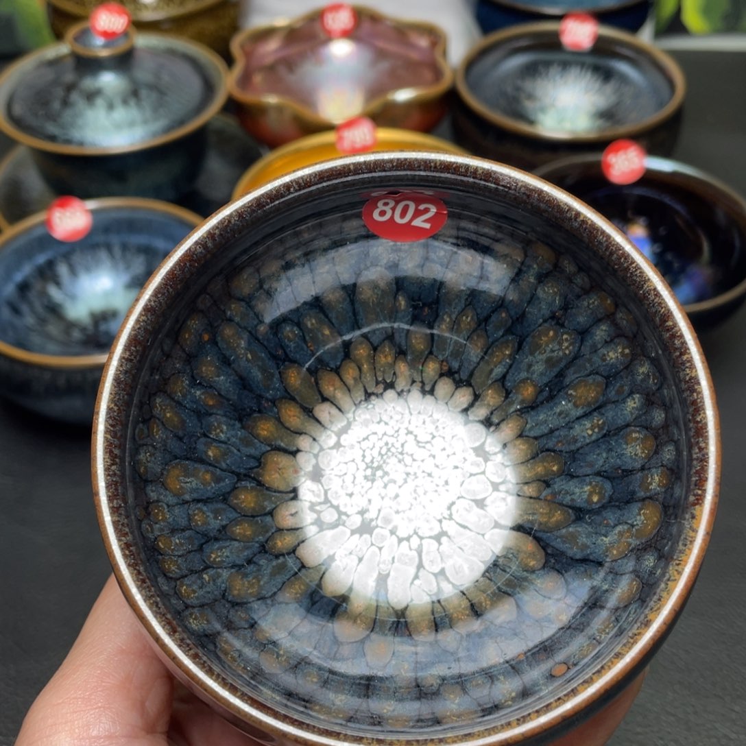 荷***雅茶盏802 建窑建盏茶盏