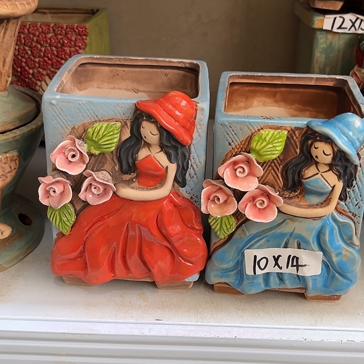 粗陶材质多肉花盆