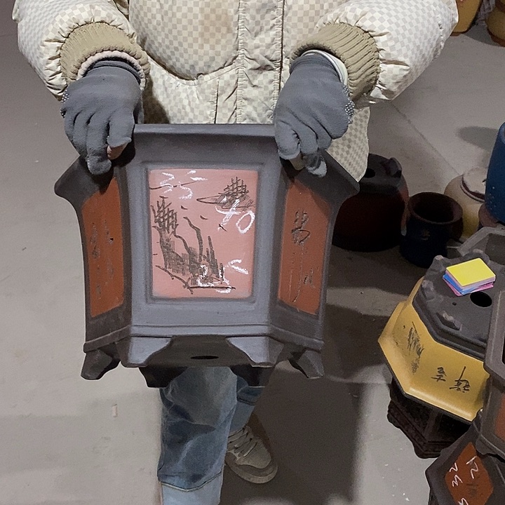 紫砂花盆紫砂花盆