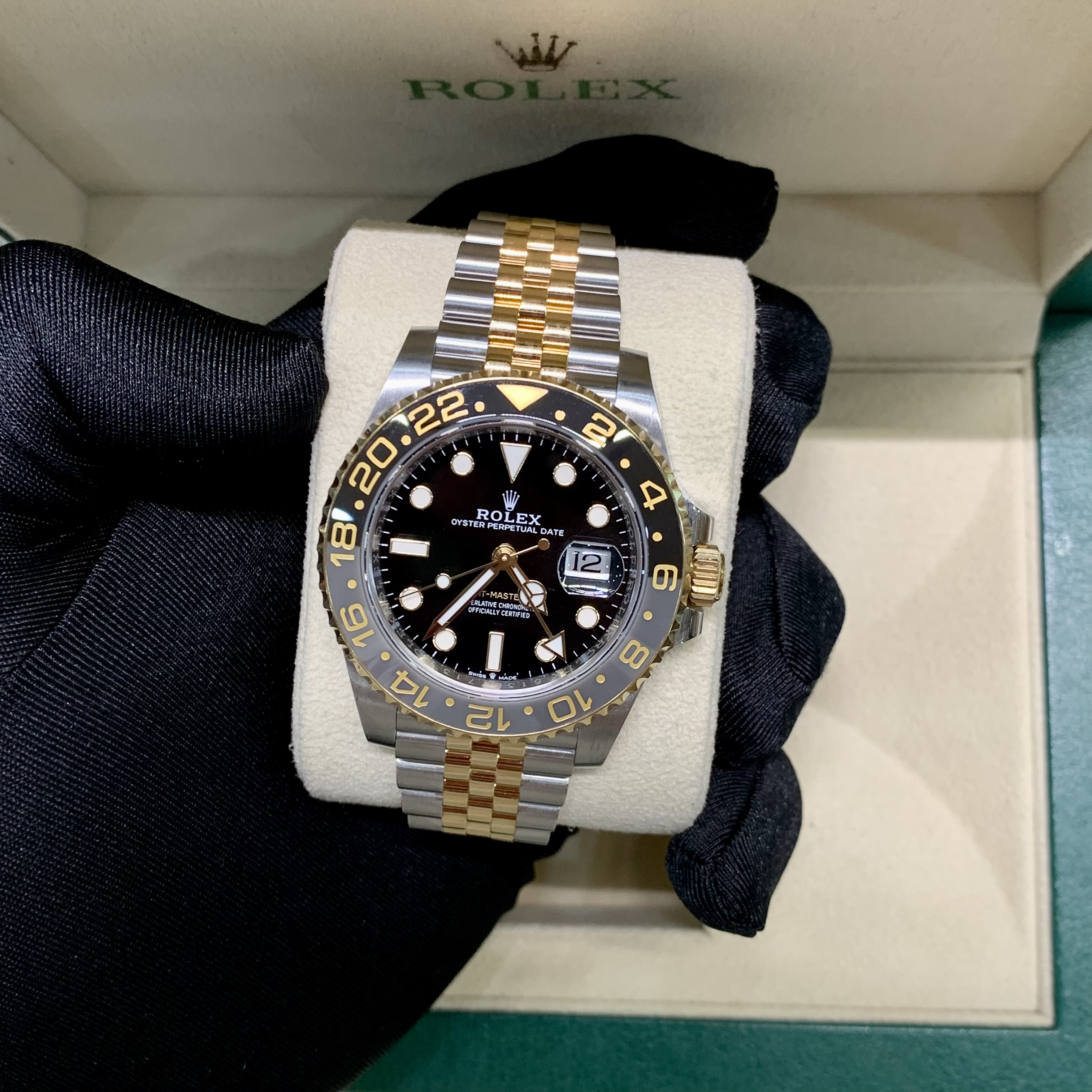 99新 Rolex/劳力士 m126713grnr-0001间金皮蛋圈23年9月6日全套长