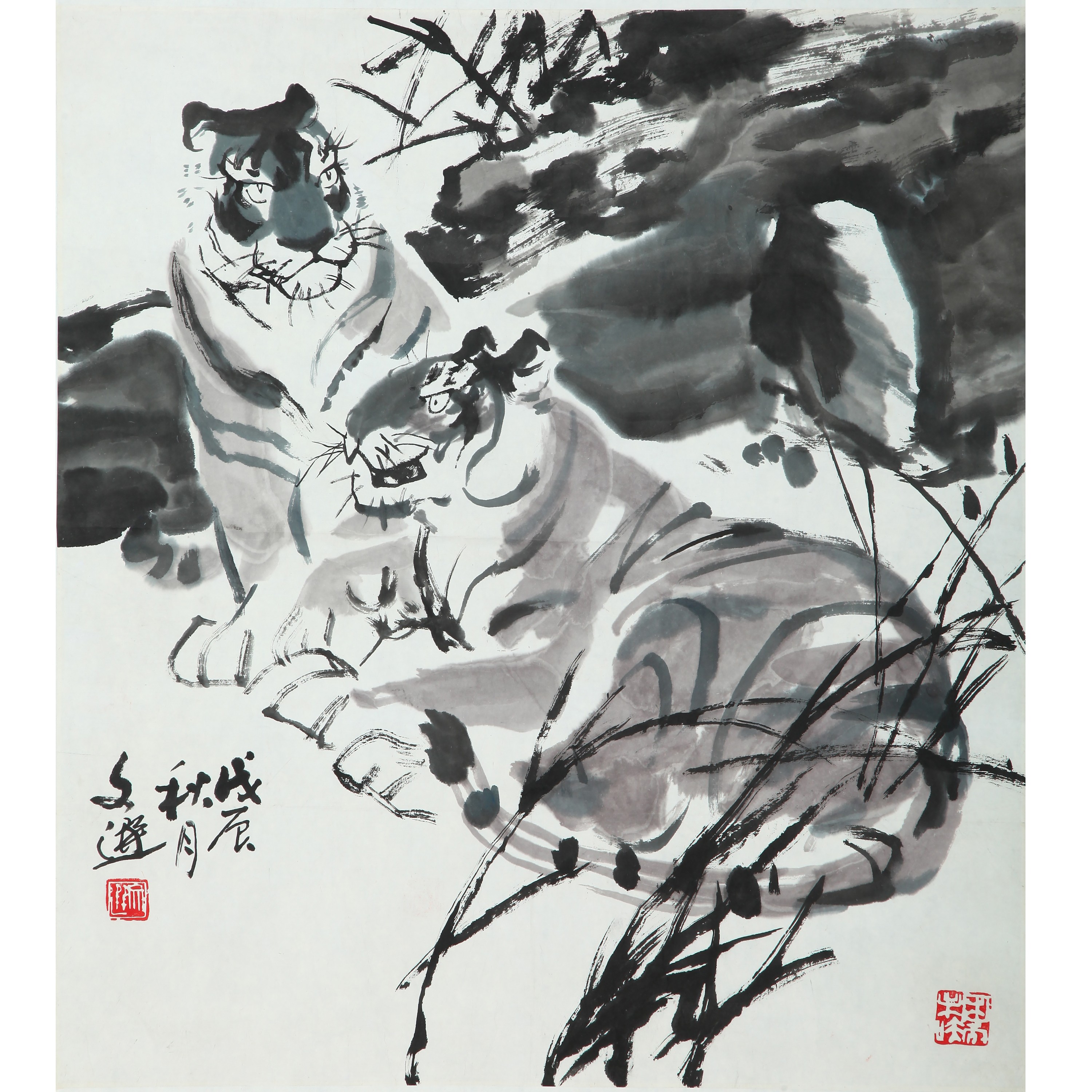 122、汤文选 虎【当代艺术拍卖】