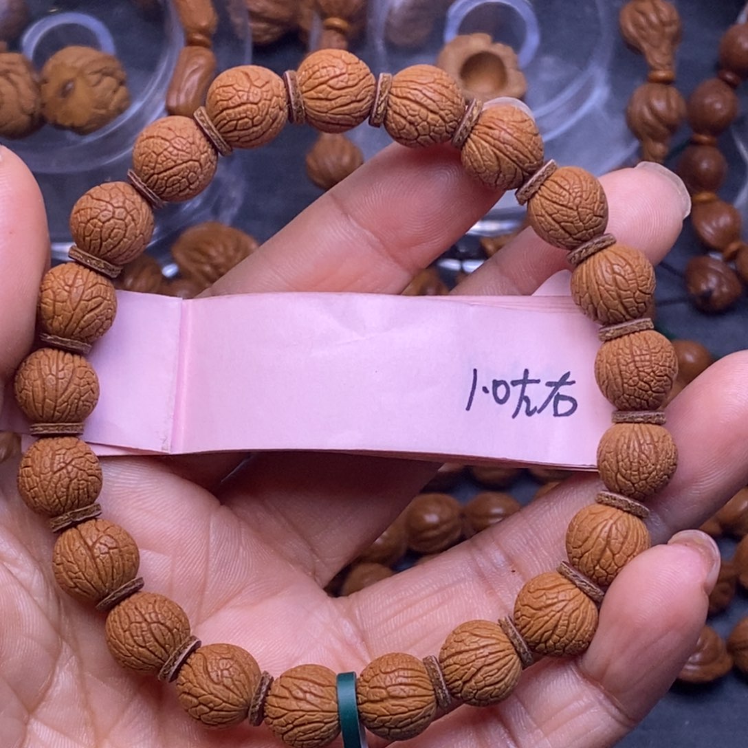秦岭龙纹桃核21颗