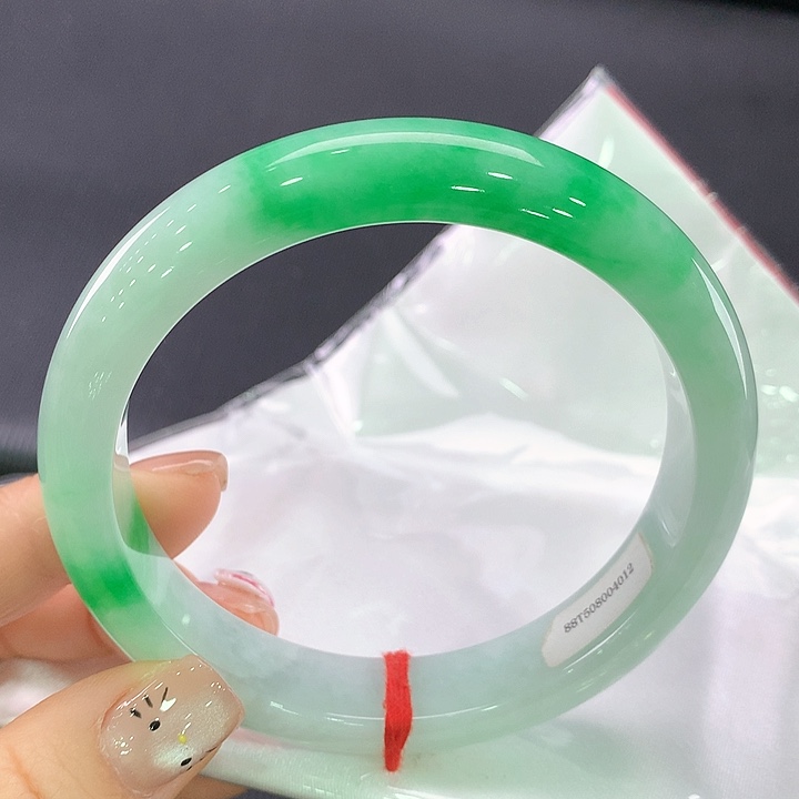 未镶嵌手镯翡翠正圈65