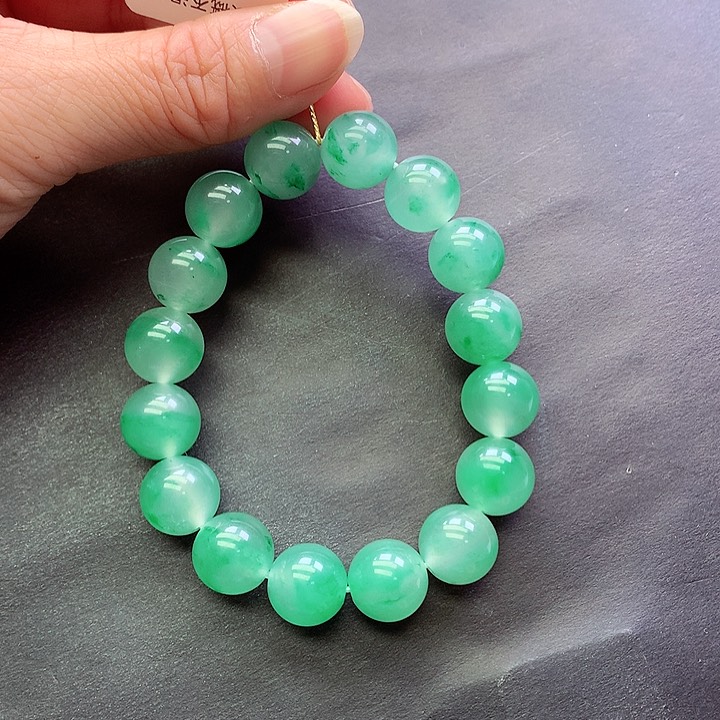 未镶嵌手链石英质玉染**生