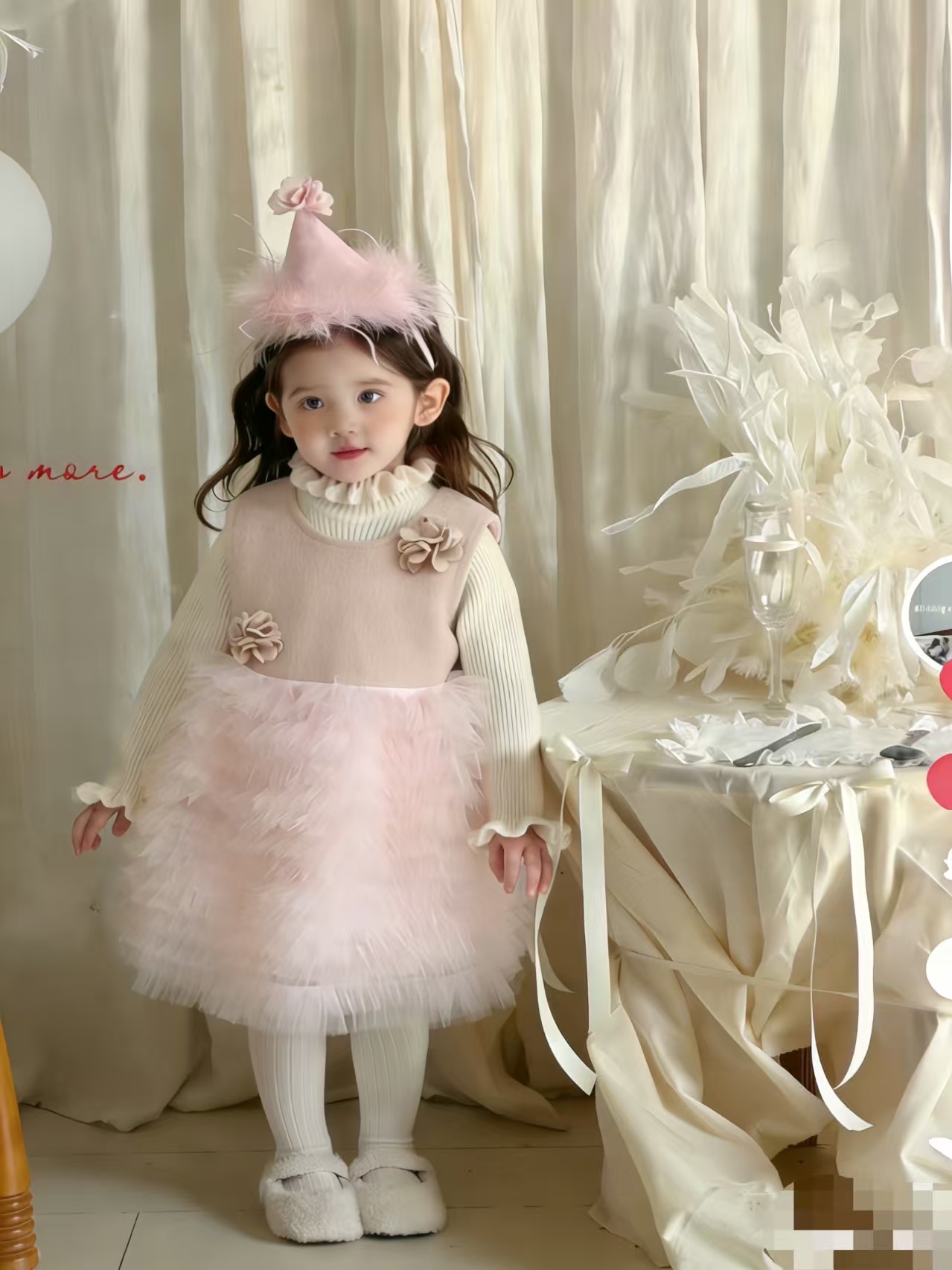 蛋糕裙套装公主女童秋冬