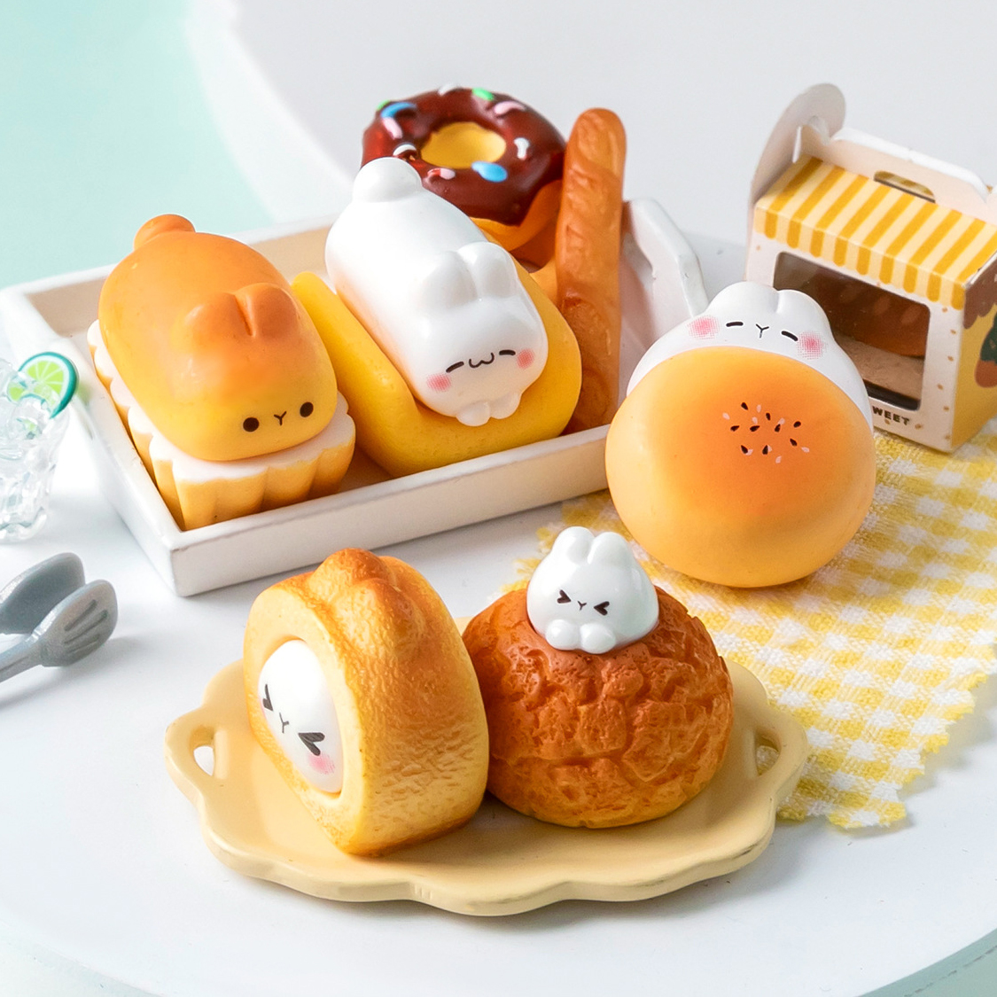 「甜品小兔」小摆件
