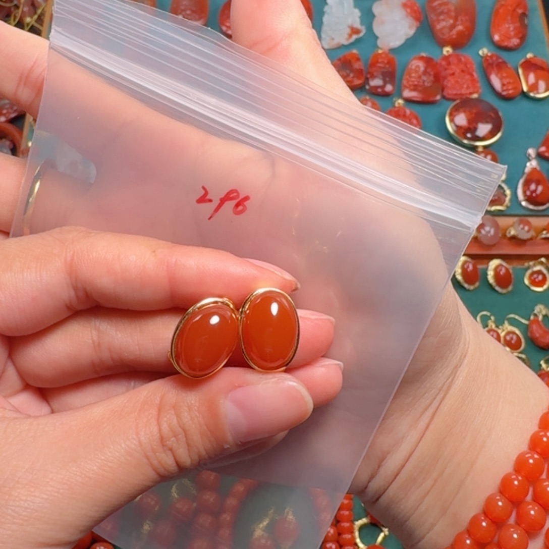 南红玛瑙南红银S925镶嵌