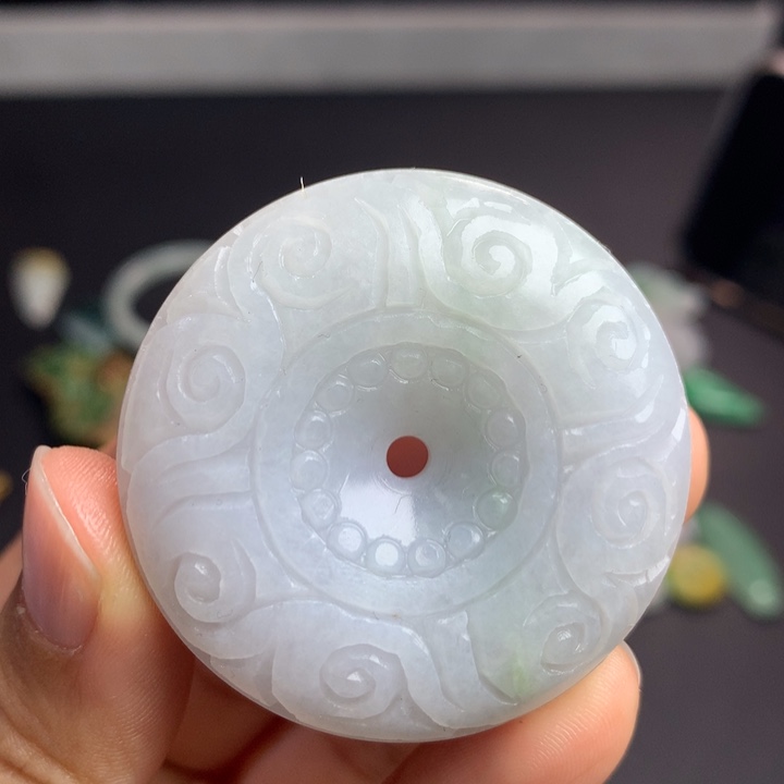 定制翡翠未镶嵌平安扣