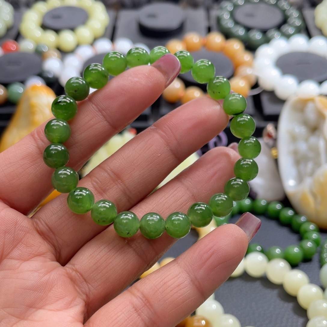 和田玉手串未镶嵌