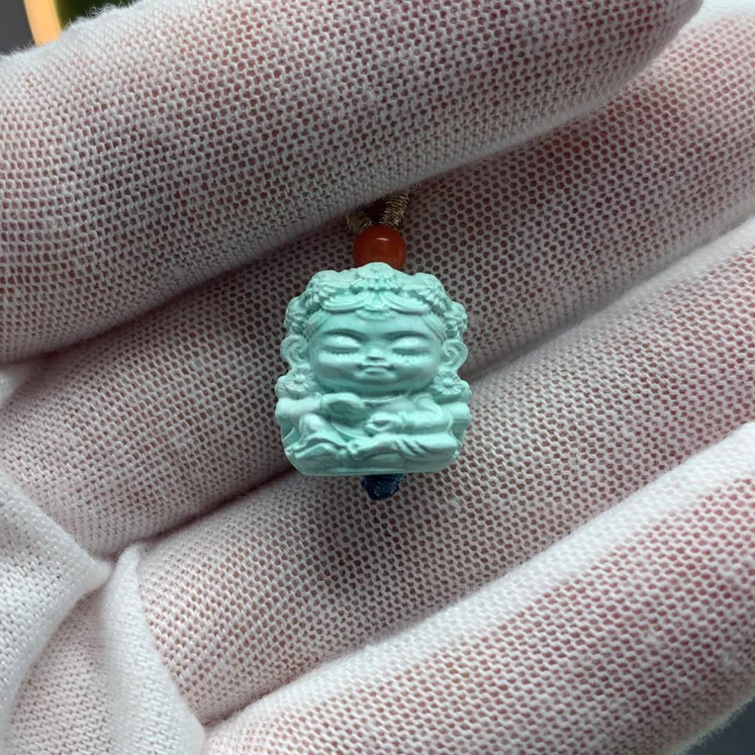 绿松石挂件未镶嵌