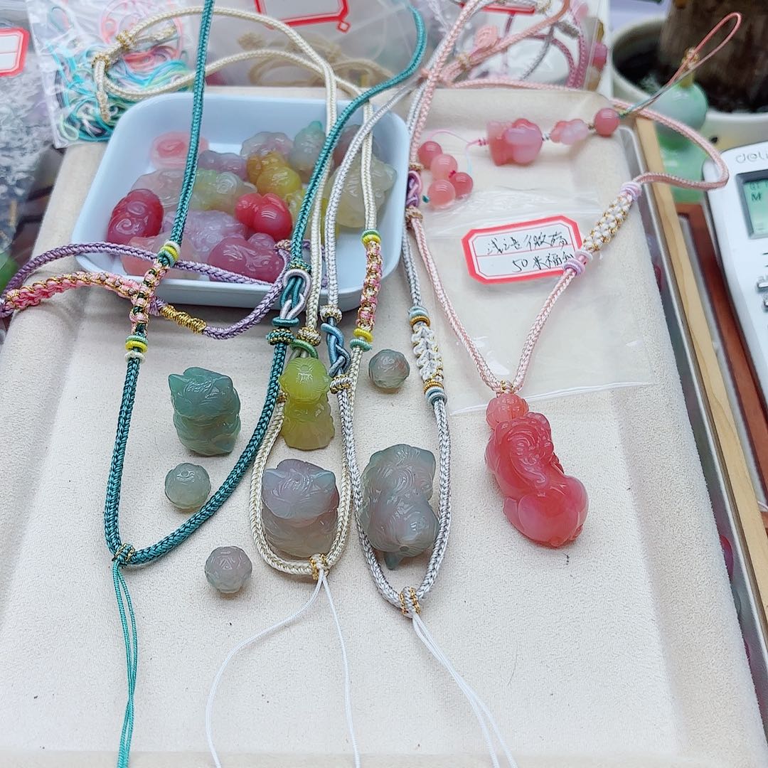 浅***殇玛瑙/玉髓未镶嵌手链盐源6