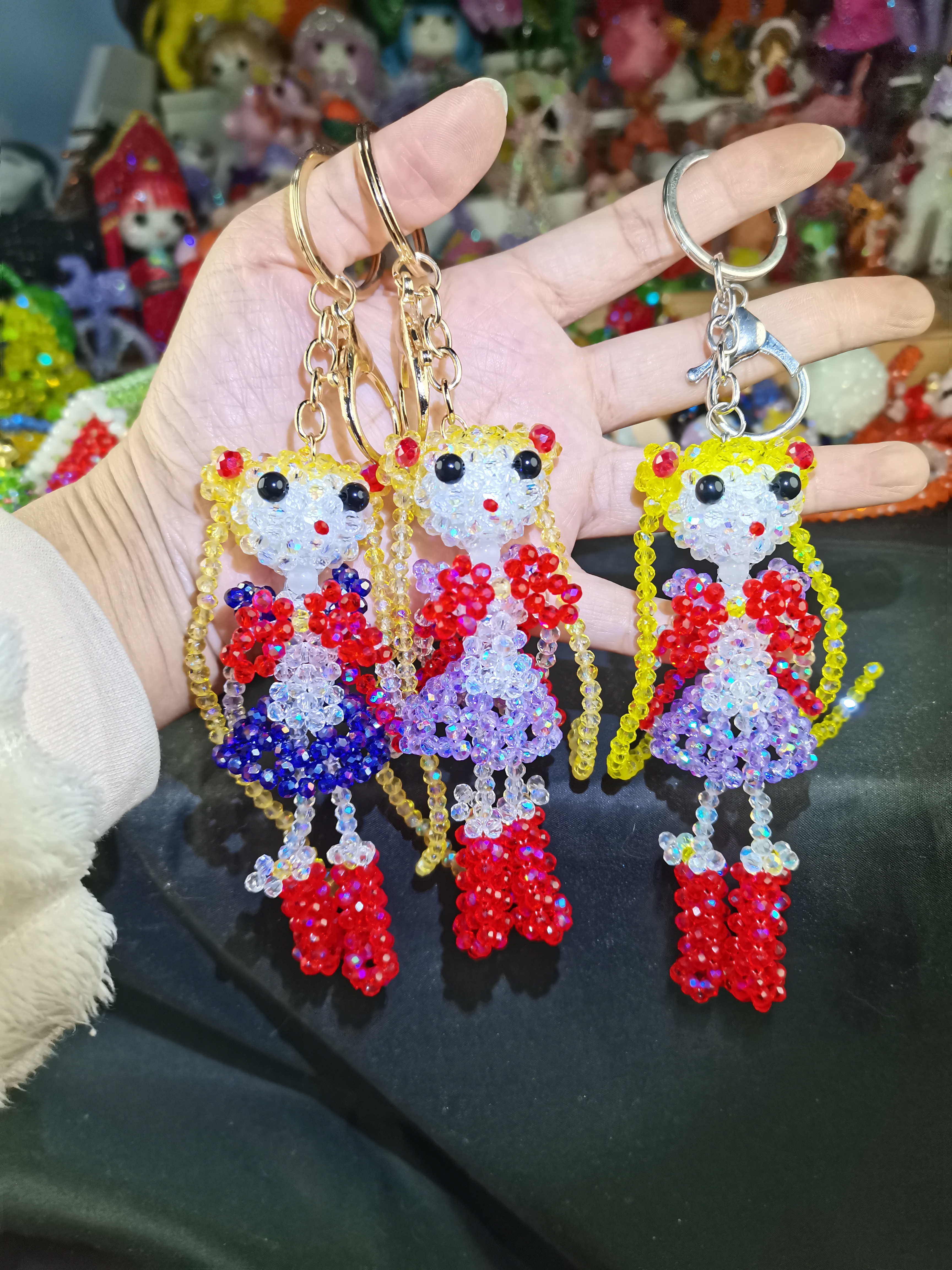 美少女战士 手工串珠成品晶晶卡4