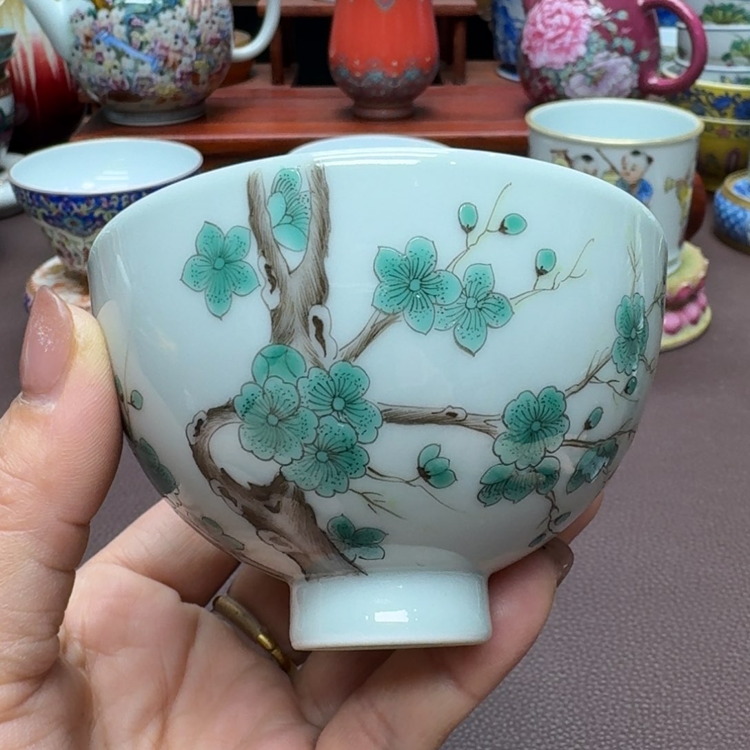 瓷片景德镇仿古手工制作精品展示