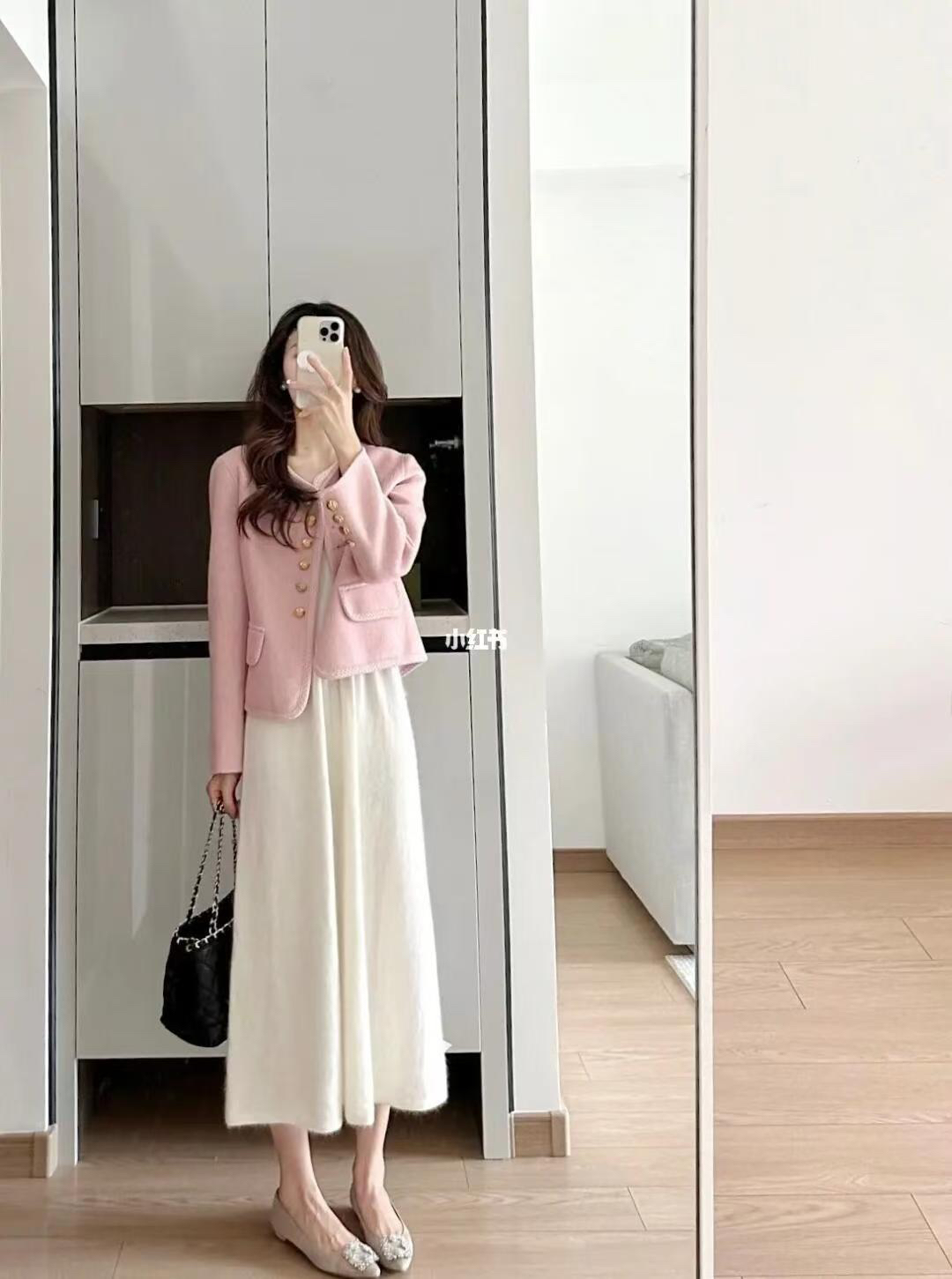 （橙子家）网红微胖显瘦百搭连衣裙孤品