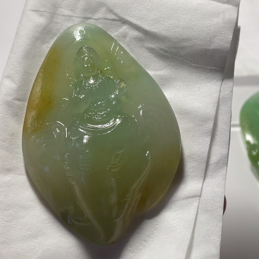 未镶嵌定制翡翠普贤